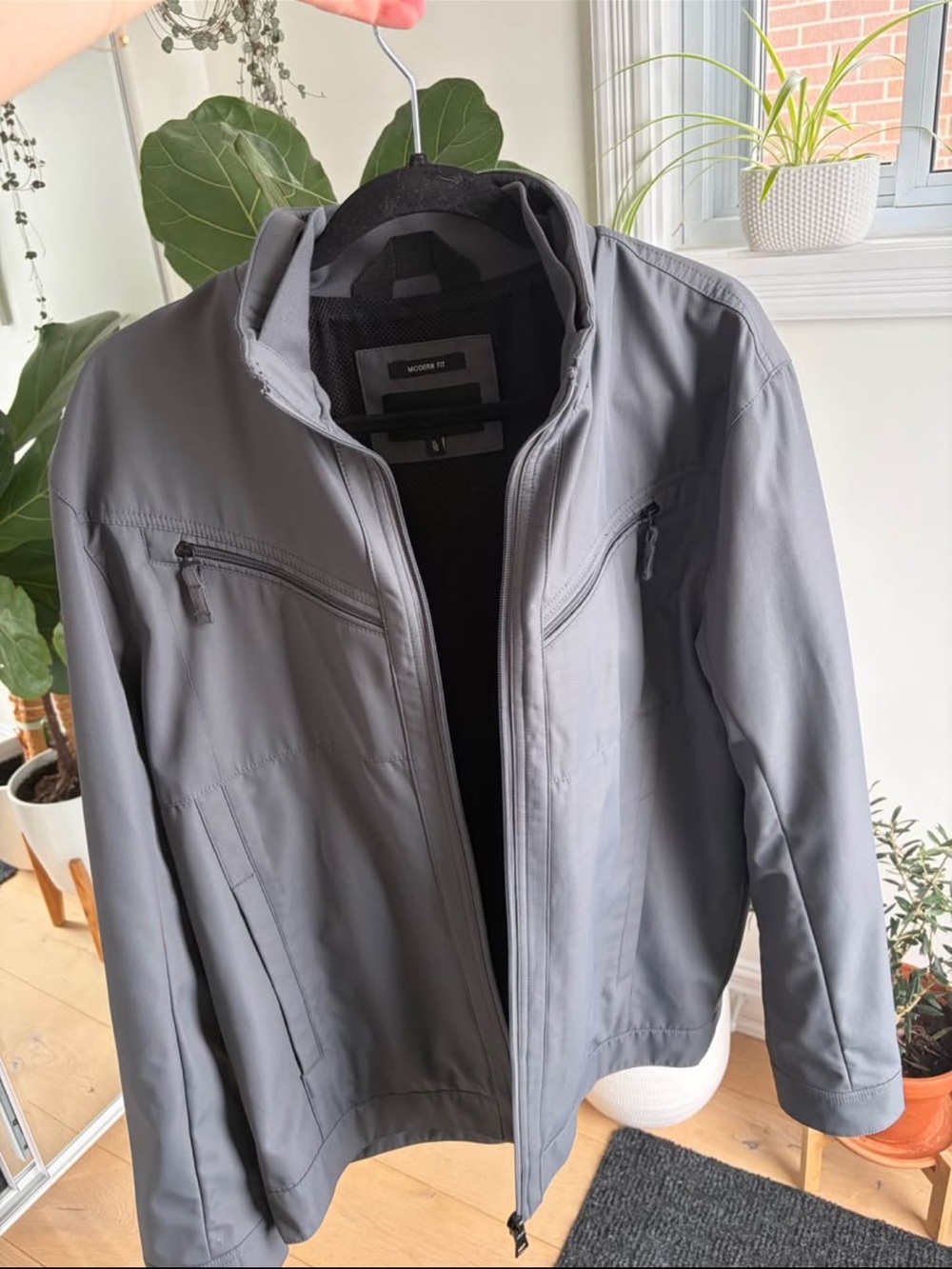 Britches Men's Lightweight fall Jacket - Gray